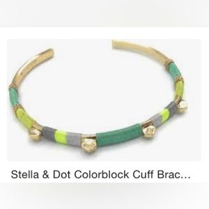 Stella & Dot colorblock cuff